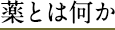 薬とは何か